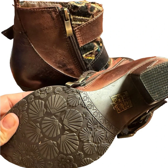 Artsy unique boots- L’Artiste by Spring Step multicolor booties 37 - Picture 7 of 7